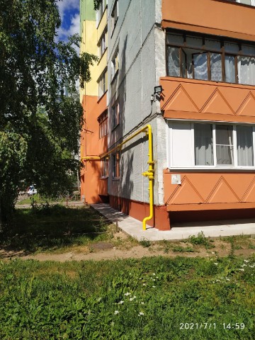 Покраска газовой трубы